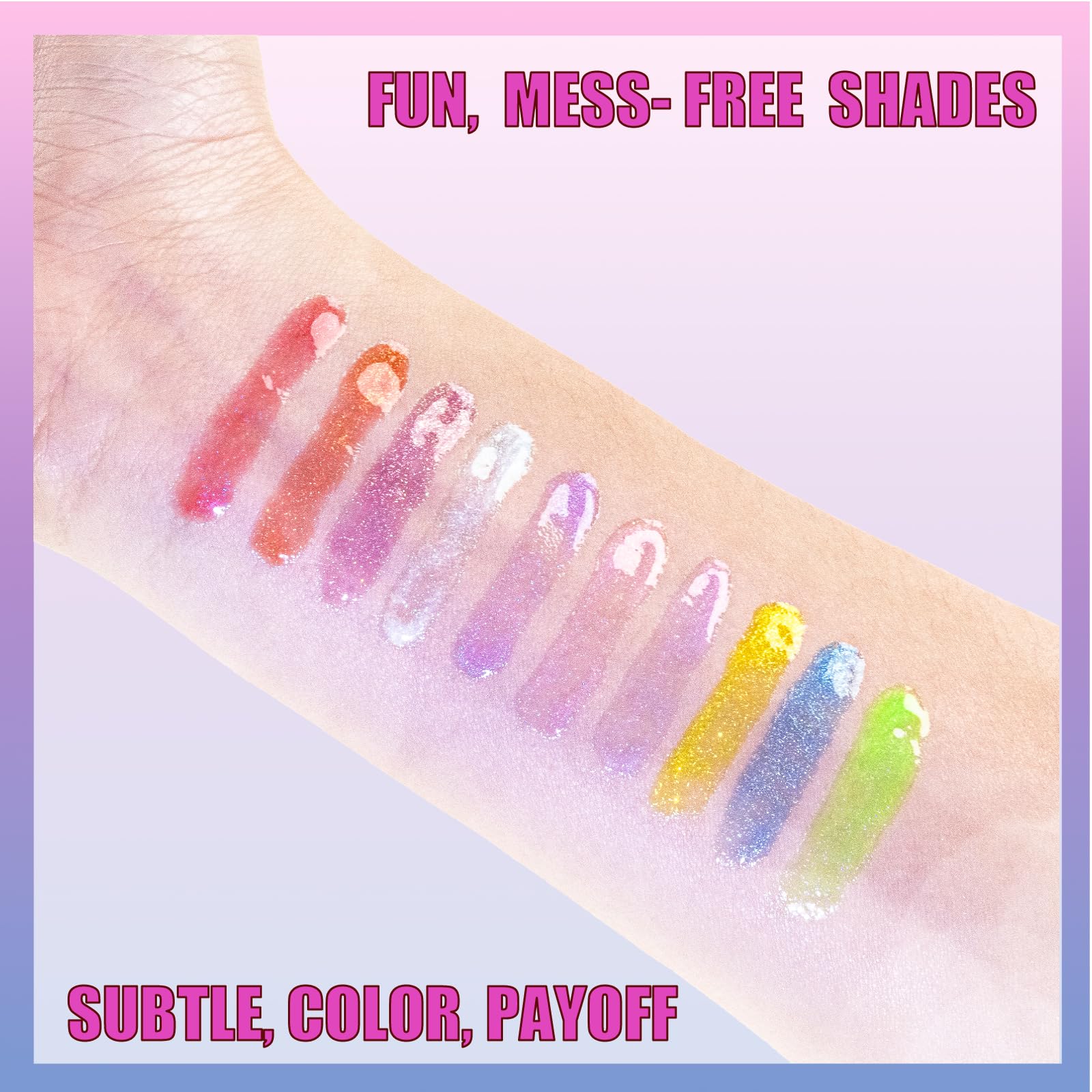 Townley Girl brillo labial sabor chicle, perfecto para fiestas y pijamadas