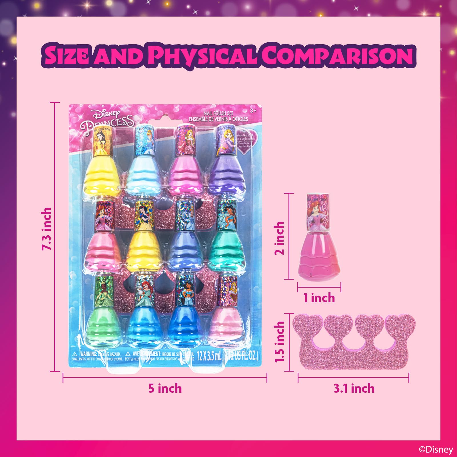 Townley Girl Disney Princess actividad de belleza para amigas