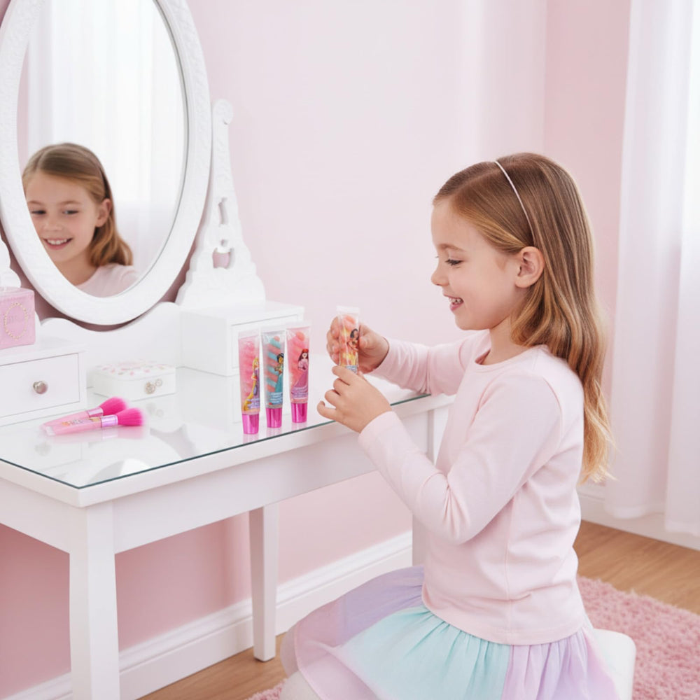 Townley Girl Disney Princess brillos dos tonos espiral: colección versátil para regalo.