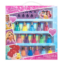 Kit Townley Girl Disney Princess con 15 lacas a base de agua para juego creativo.