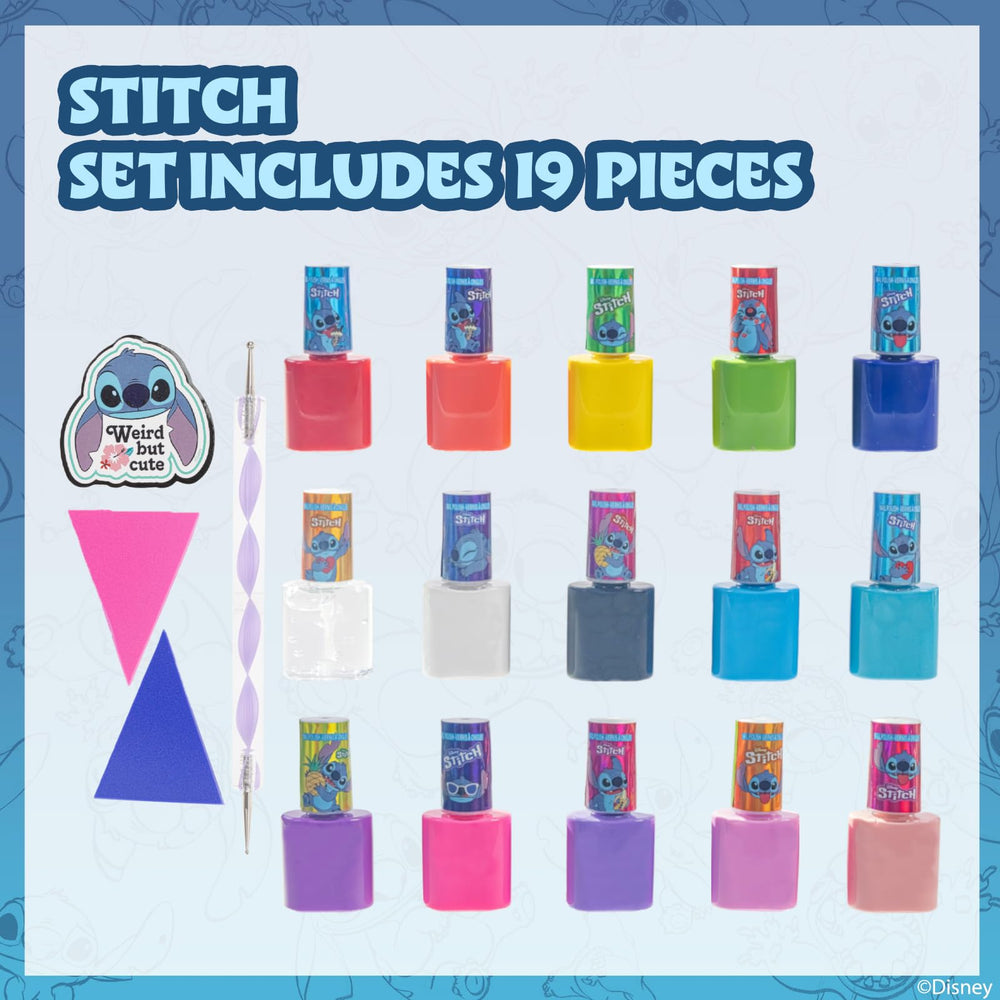 Townley Girl Disney Stitch: esmalte glitter para brillos llamativos