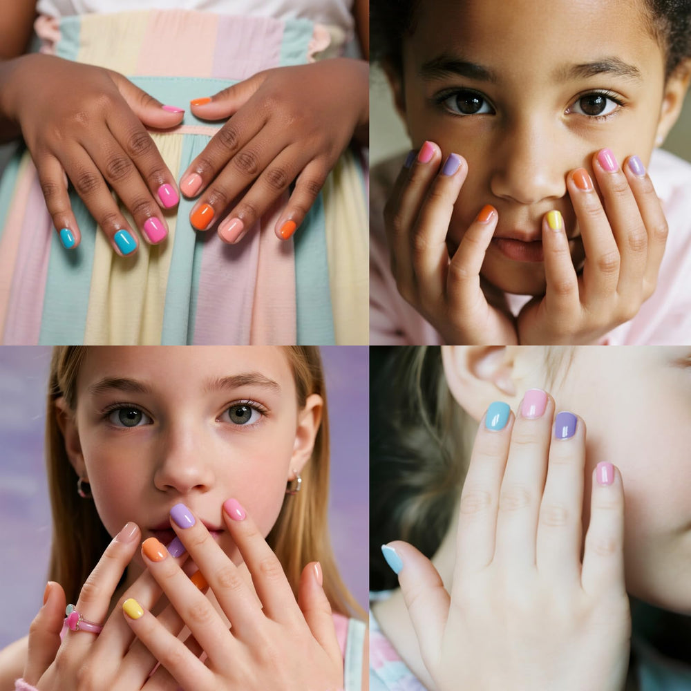 Inspira arte de uñas en casa con colores brillantes