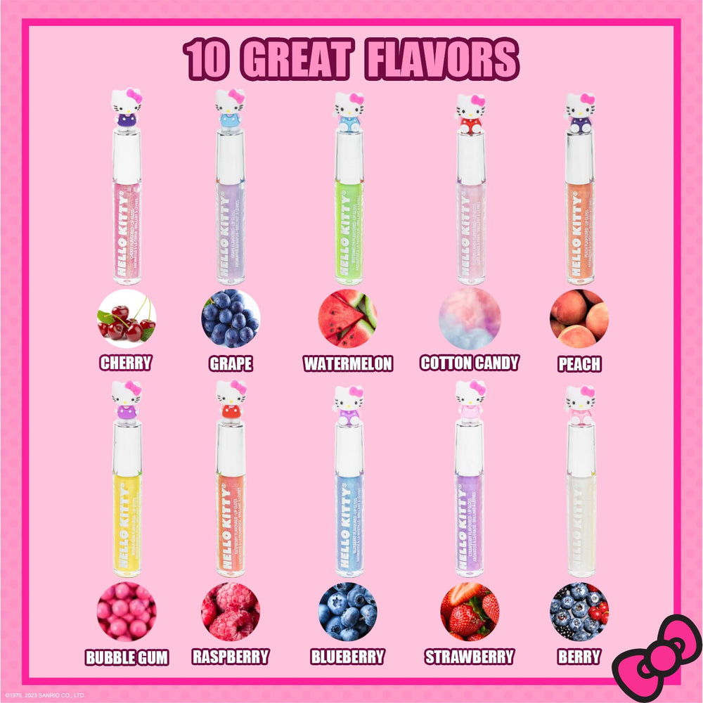 Aplicación suave de brillo labial Townley Girl, sabor cereza para reuniones entre amigas.