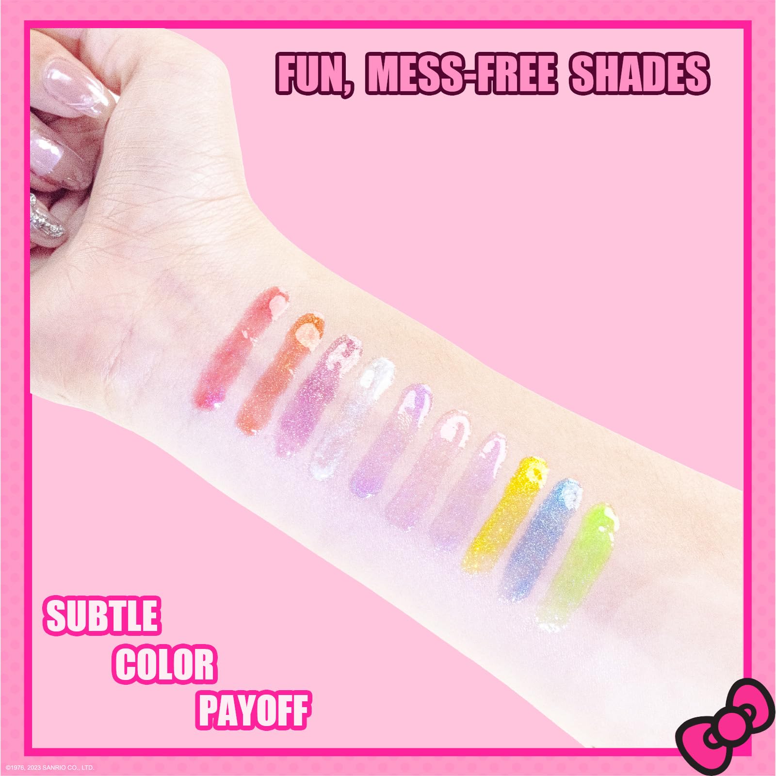 Variedades de sabores en brillos labiales Townley Girl Hello Kitty.