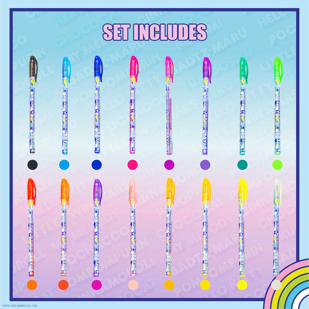 Townley Girl Hello Kitty: colores brillantes para manualidades y piel con brillo seguro.