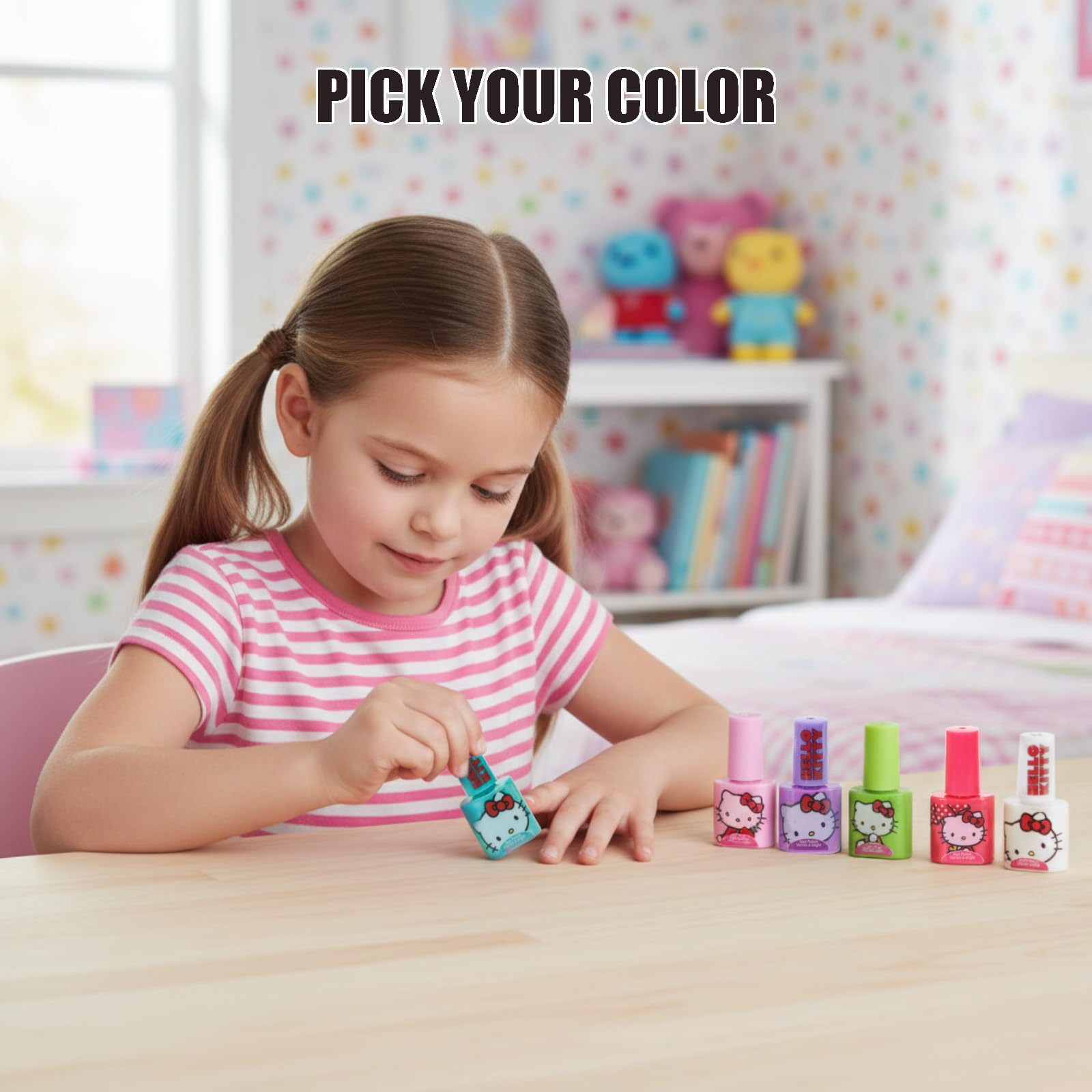 Espaciadores para dedos y pies del set Hello Kitty de Townley Girl