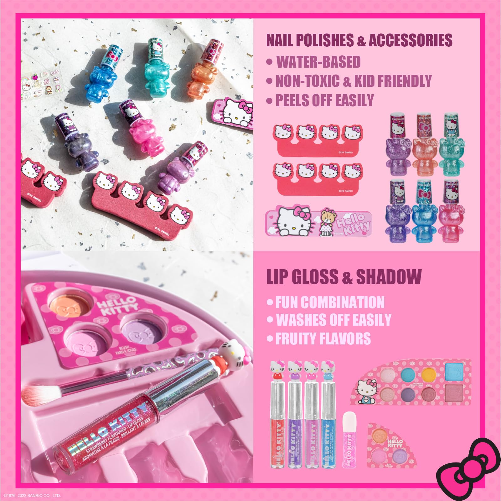 Sombras de ojos Townley Girl Hello Kitty en tonos nude y azul-verde