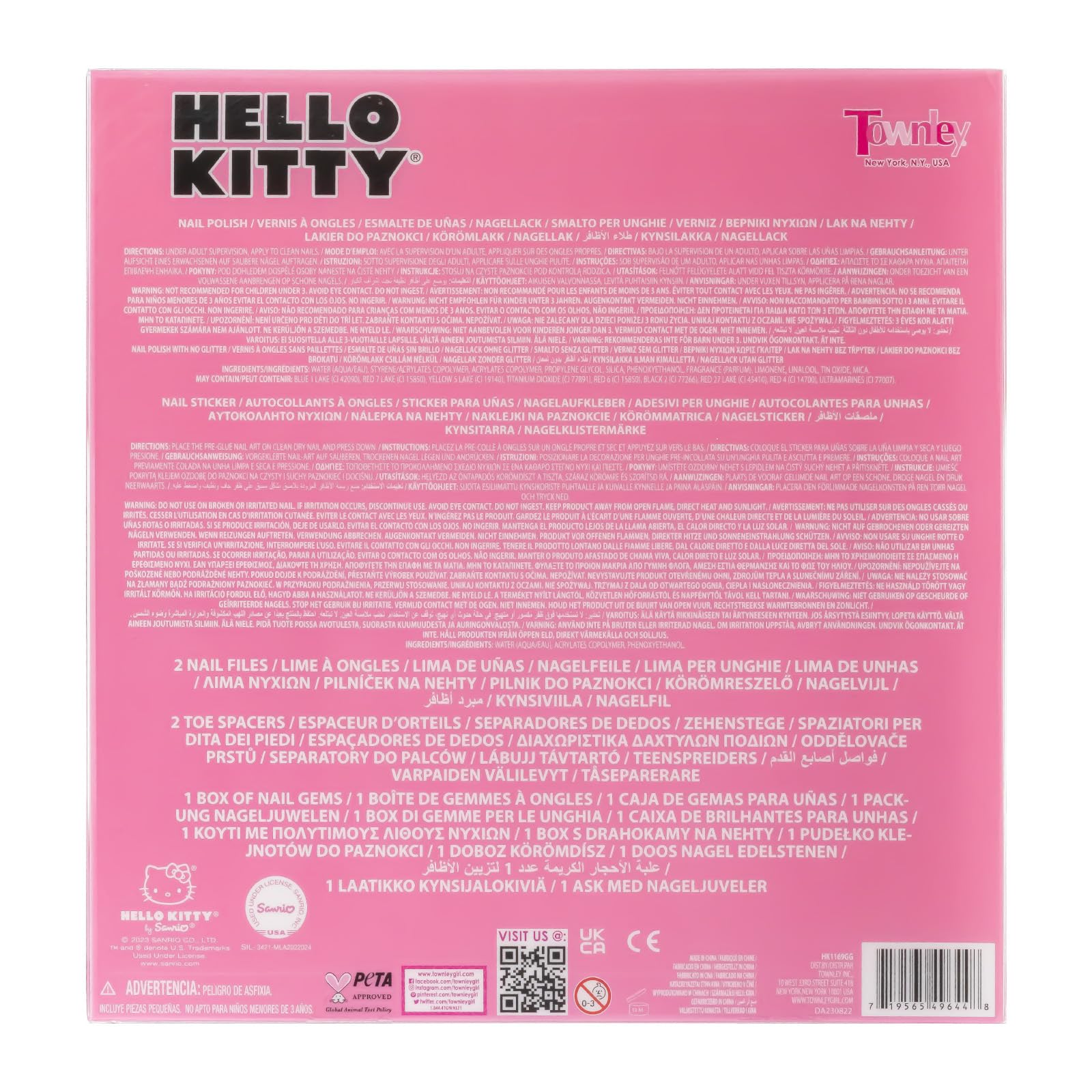 Guía de juego spa y manualidades con Townley Girl Hello Kitty