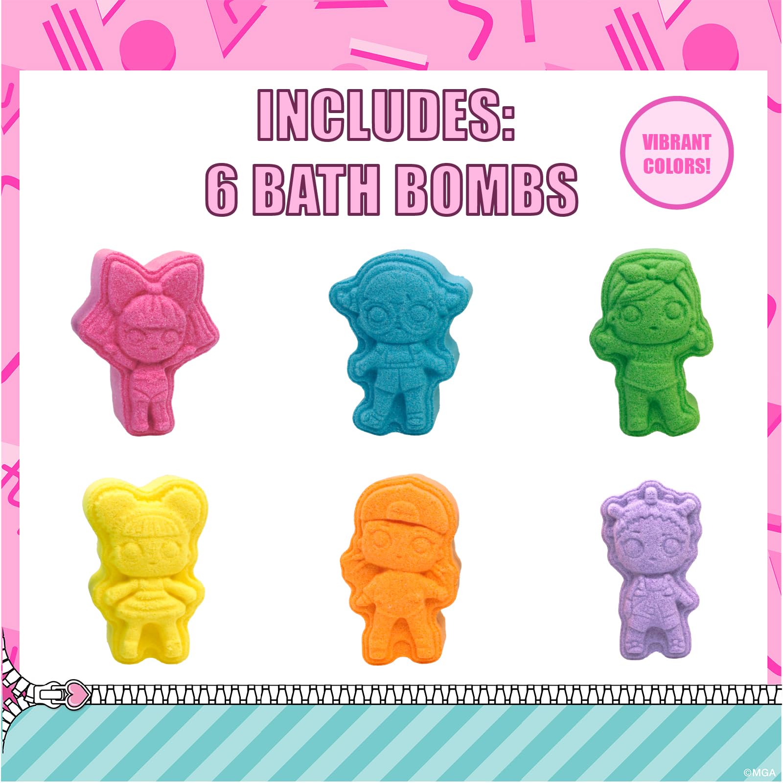 Bomba de baño Diva L.O.L. Surprise: color y aroma inspirando juego imaginativo.