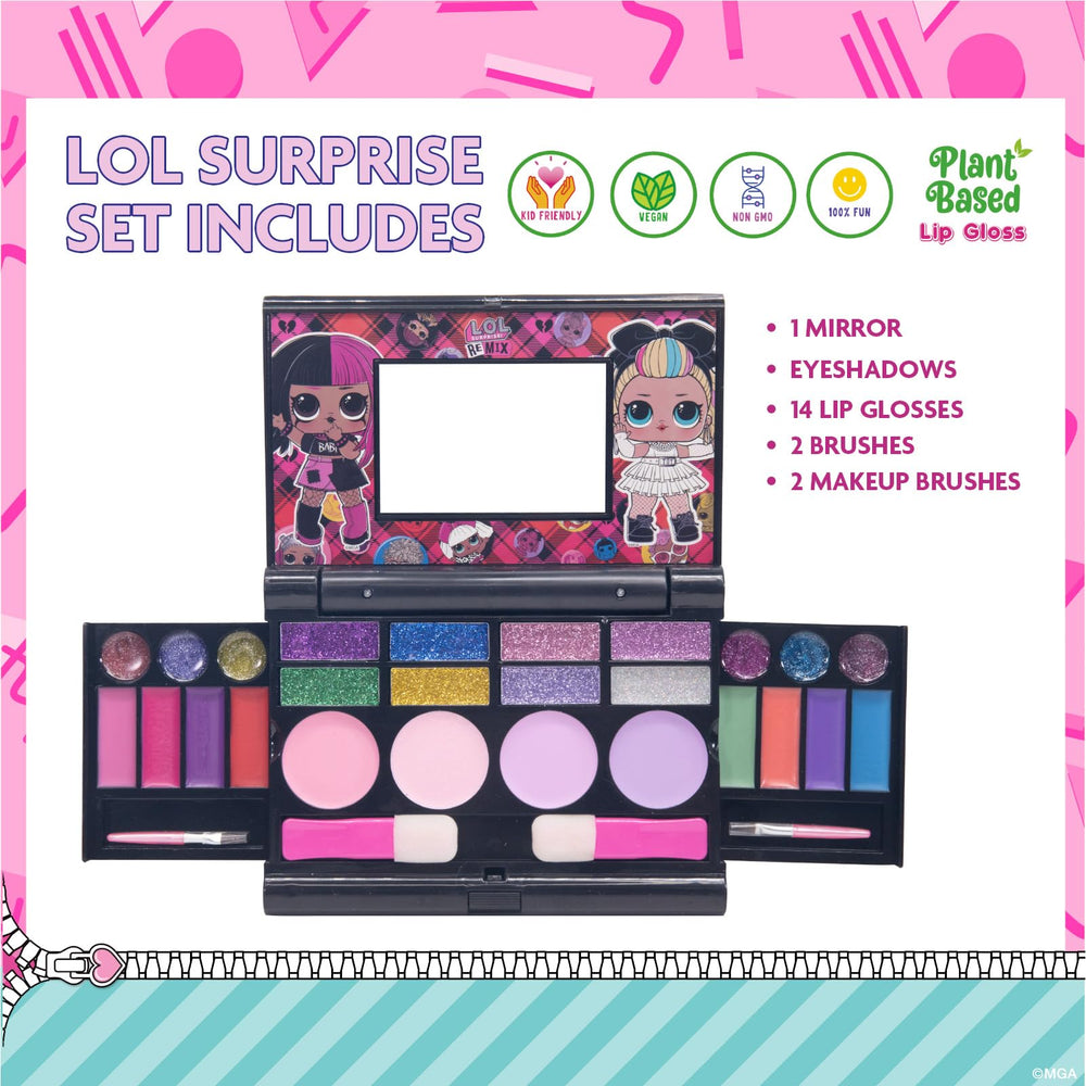 Townley Girl L.O.L. Surprise: brillos de labios lavables para niñas