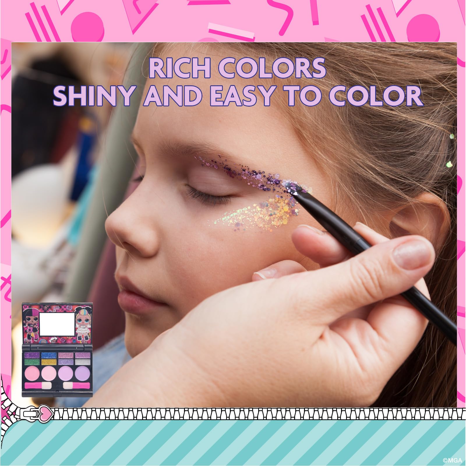Townley Girl L.O.L. Surprise: pinceles para cejas y detalles precisos