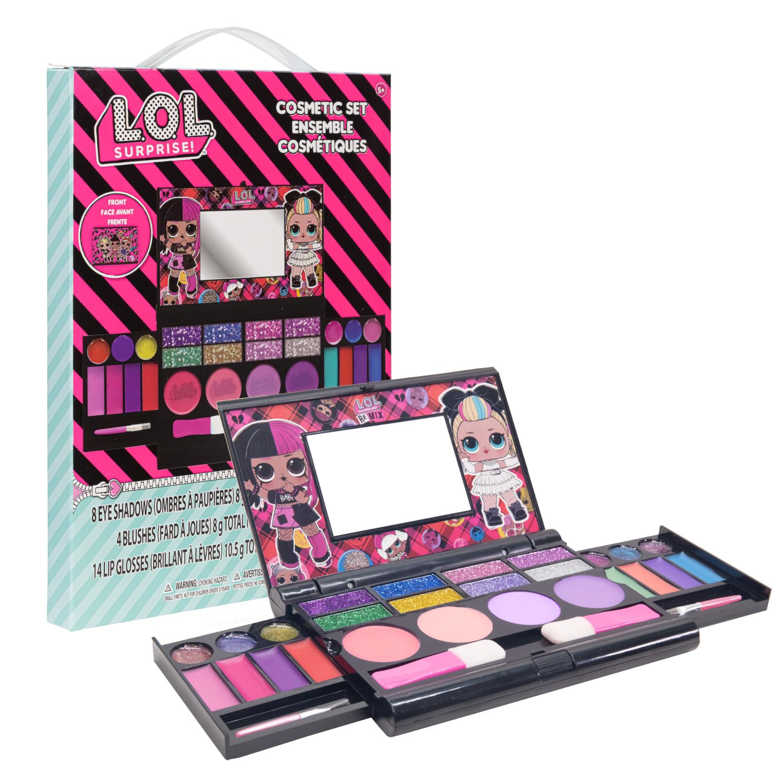 Townley Girl L.O.L. Surprise: set de maquillaje compacto para juego imaginativo