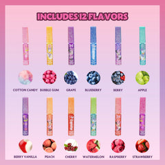 Townley Girl Minnie Mouse brillo labial cereza, aroma agradable y acabado brillante para niñas