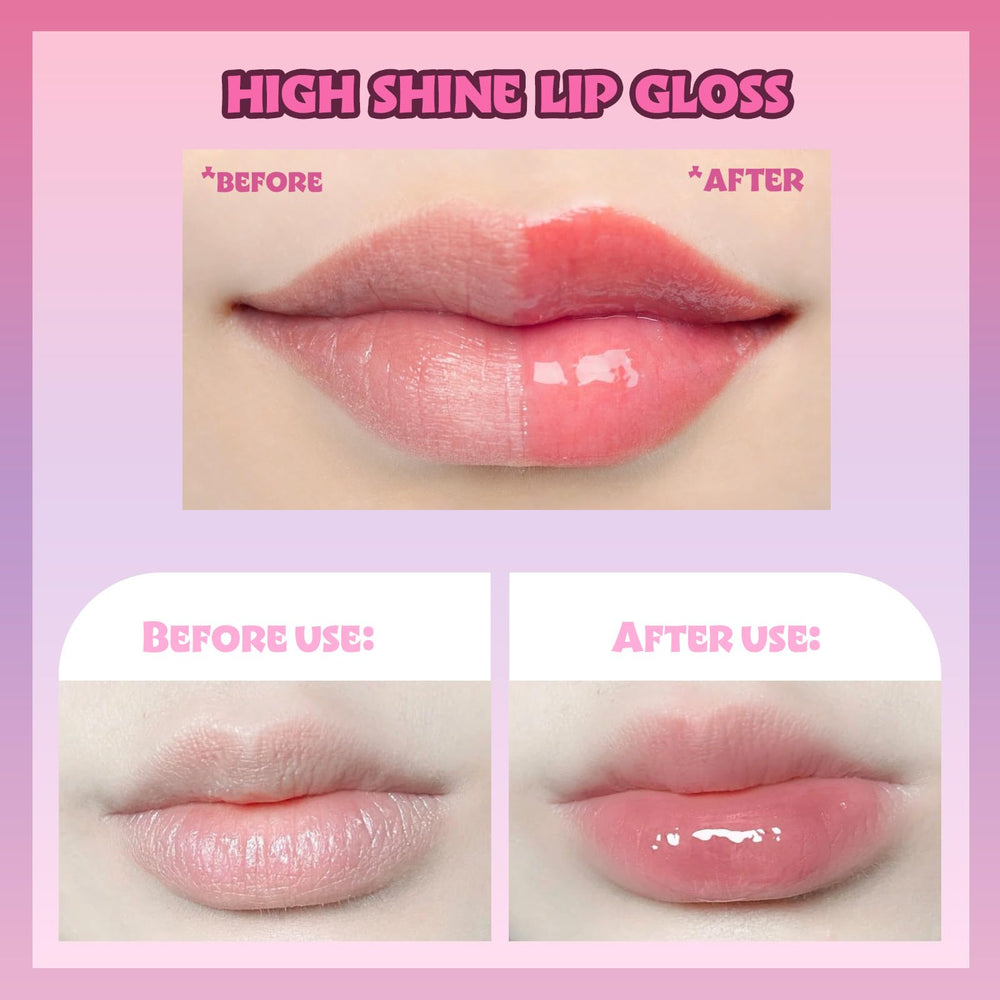 Townley Girl Minnie Mouse brillo labial uva, tono ligero y brillo duradero