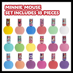 Townley Girl Minnie Mouse, esmaltes opacos para cobertura uniforme.