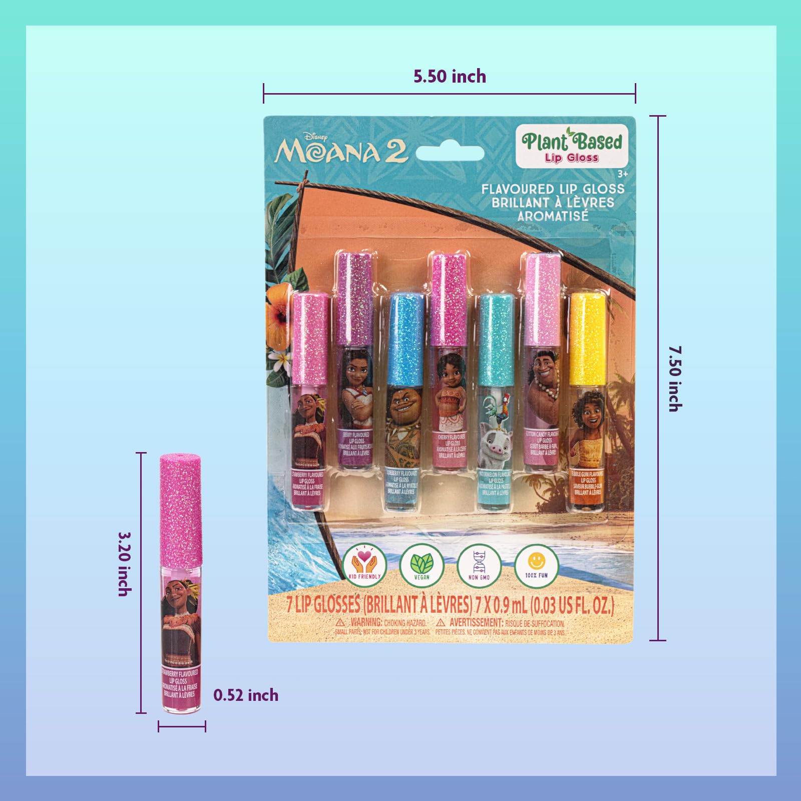 Townley Girl Moana pack ergonómico para fácil manejo