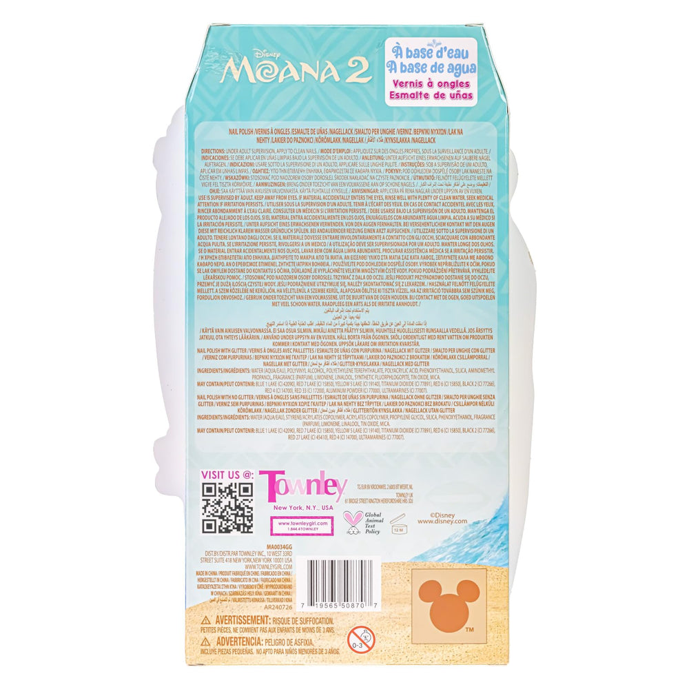 Townley Girl Moana 2: regalo ideal para niñas amantes del color.