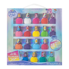 Townley Girl My Little Pony set de 18 lacas con glitter para fiestas.