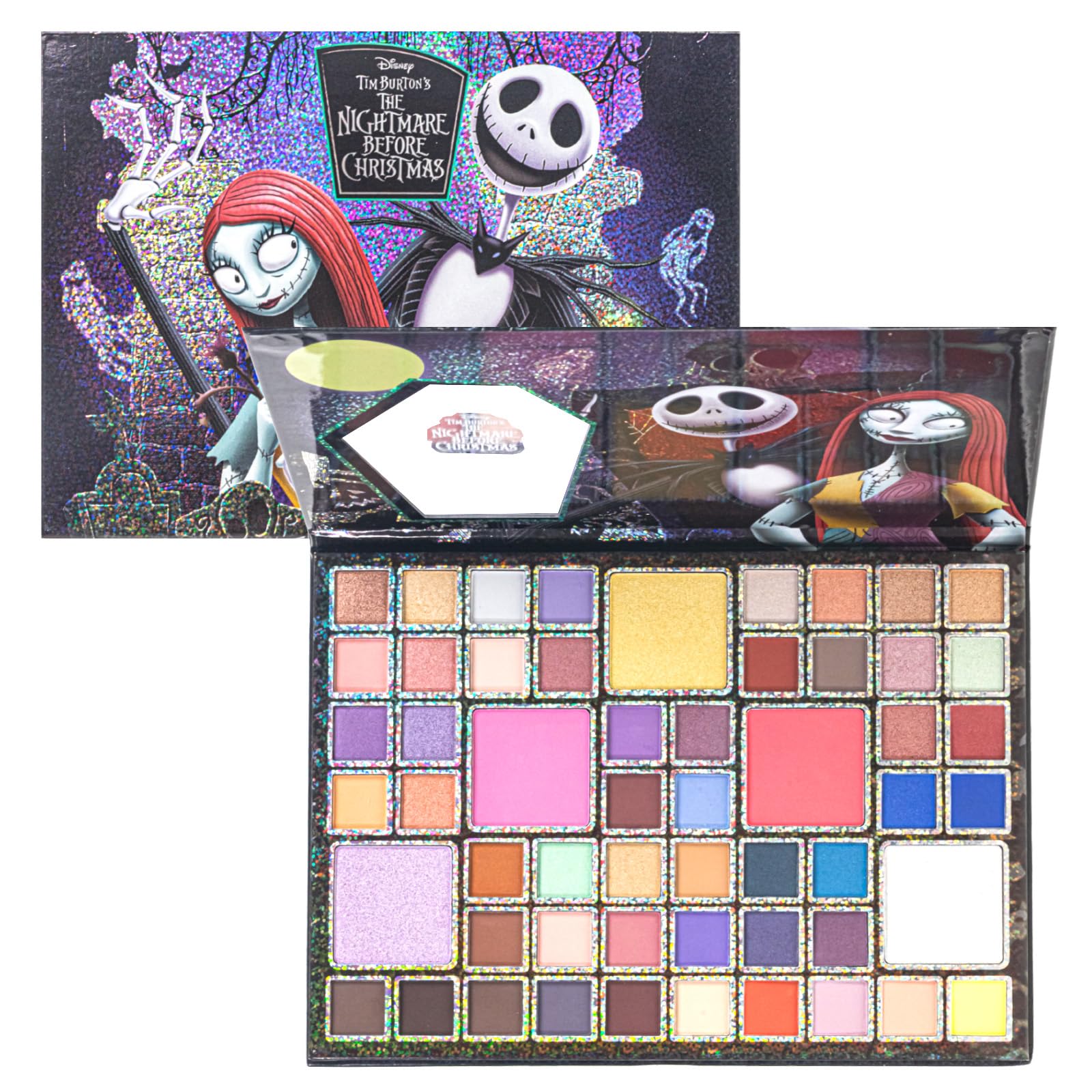 Paleta Townley Girl Pesadilla Antes de Navidad, sombras mate y destellos para estilos versátiles.