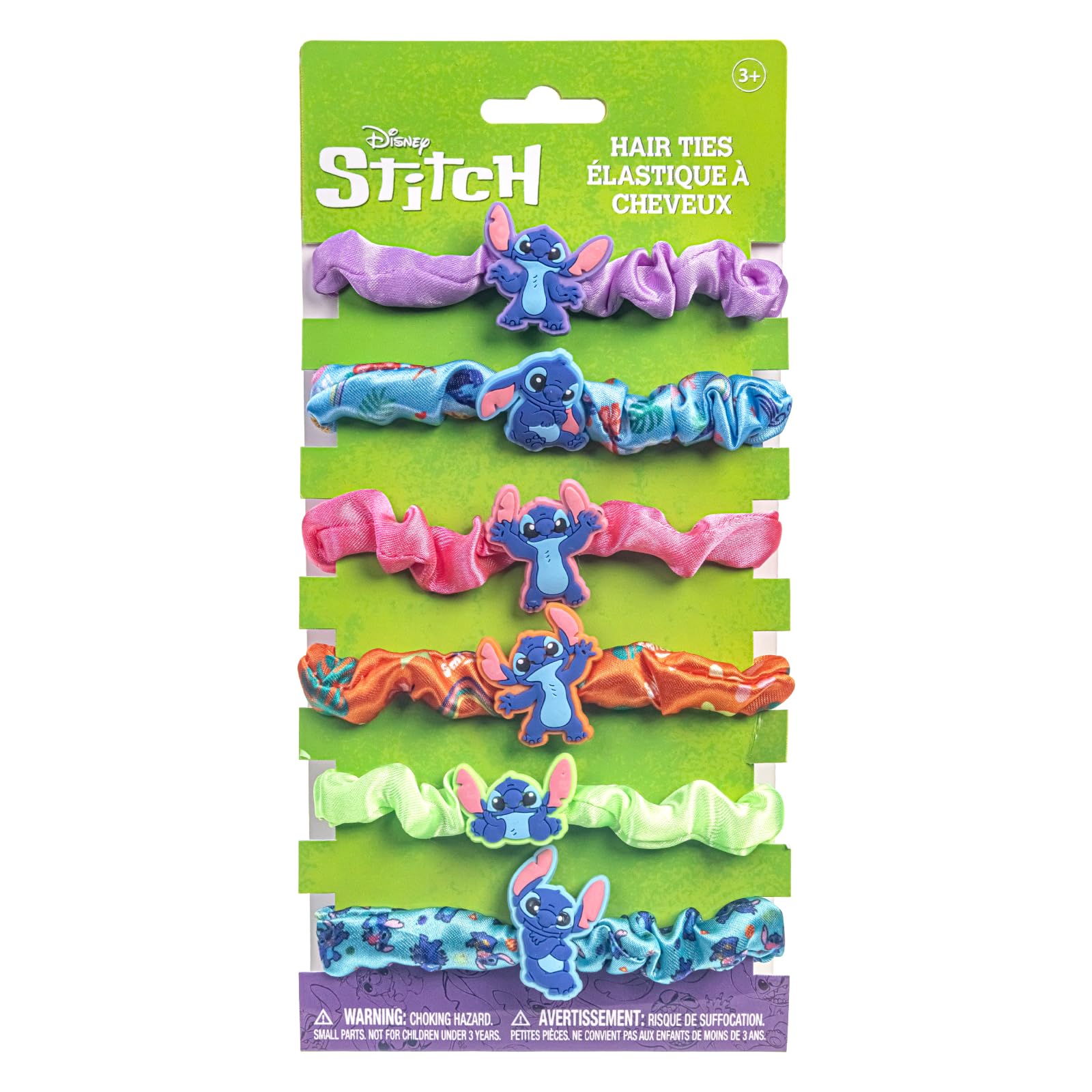 Townley Girl Stitch gomas para el pelo con diseños divertidos para el diario