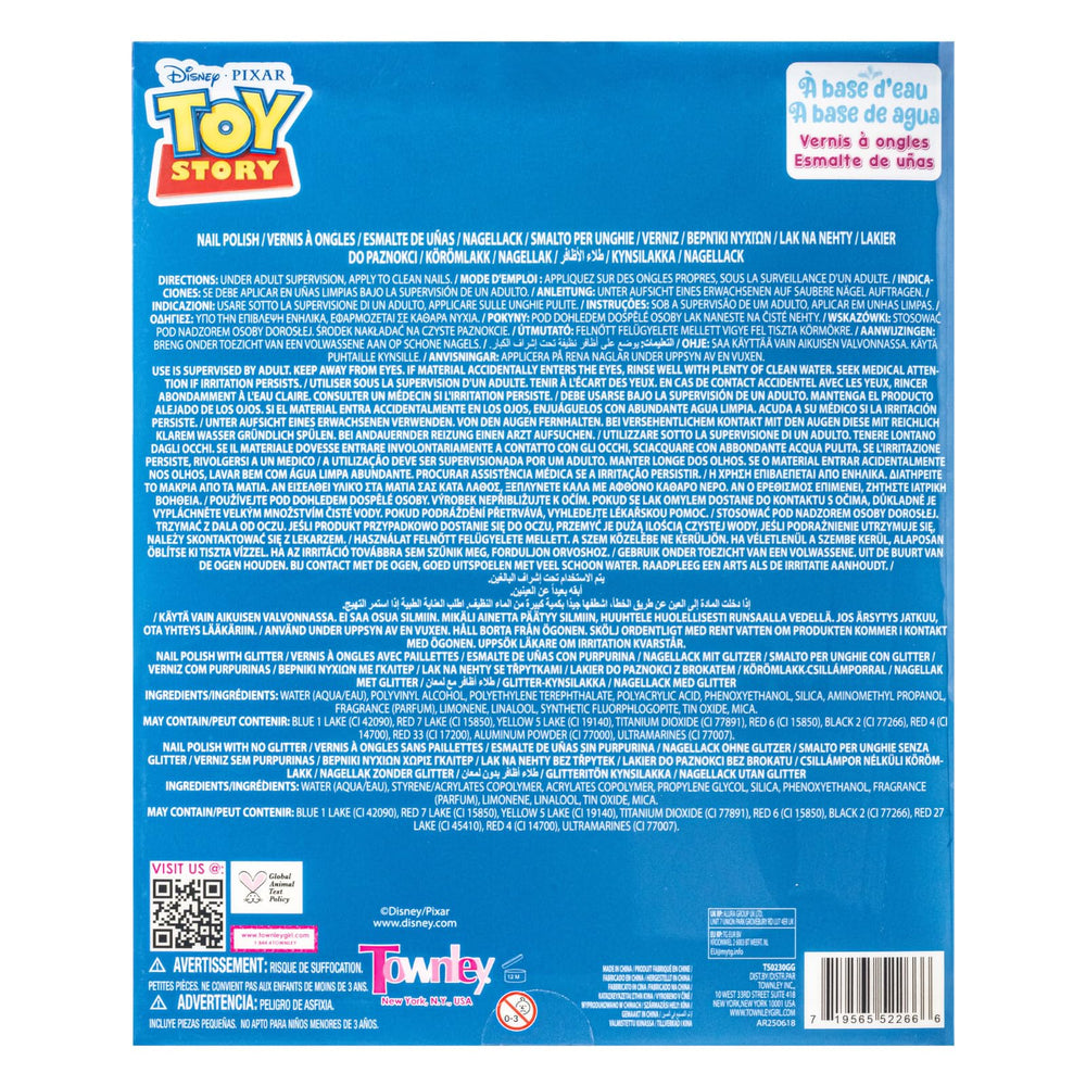Townley Girl Toy Story: purpurina y brillo para uñas divertidas.