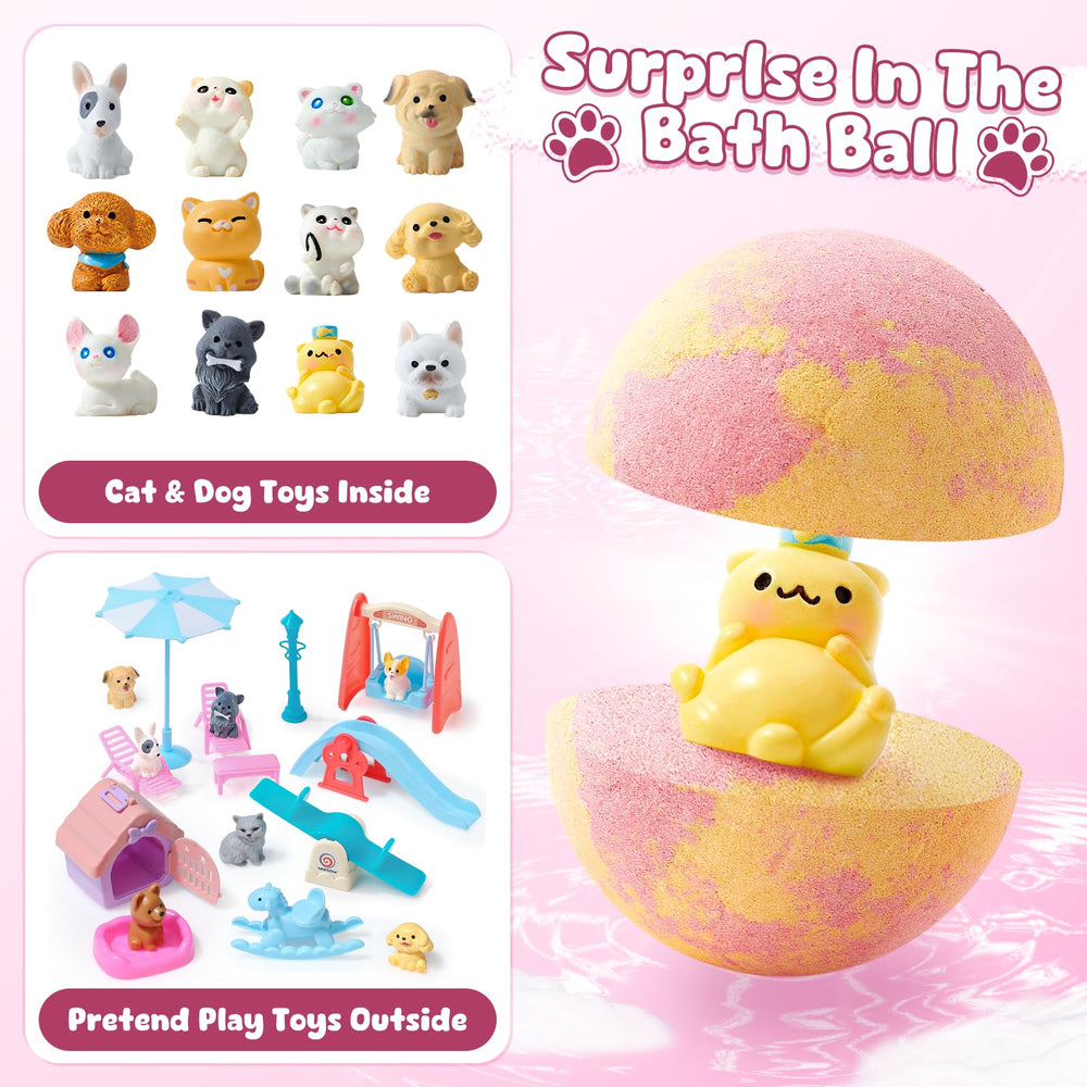 Toylink bombas de baño coloridas que cambian el agua y crean espuma suave