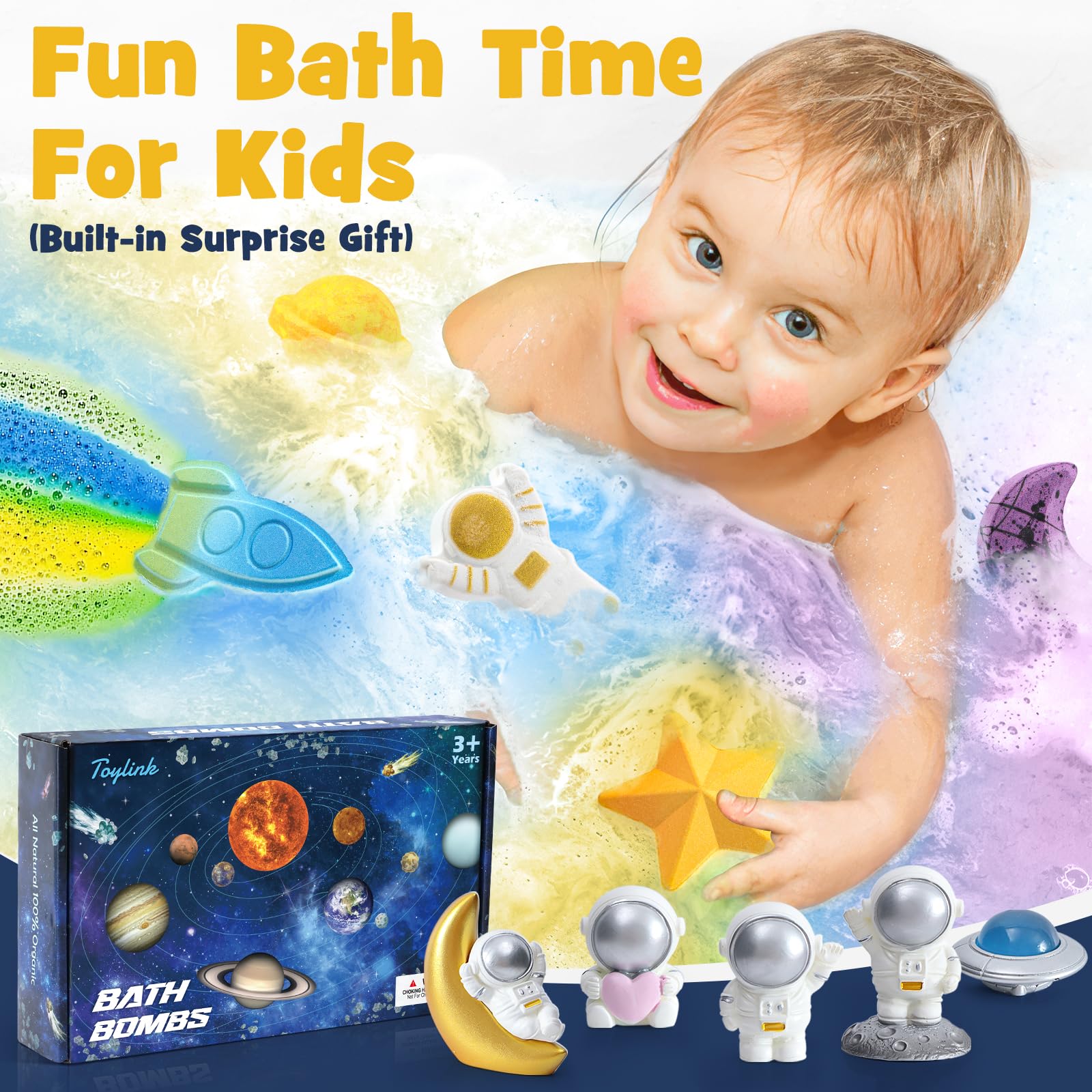 Toylink regalo espacial en caja temática, ideal para cumpleaños