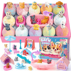 Toylink bombas de baño con sorpresa y juguete interior para perro o gato