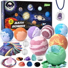 Toylink Galaxy Bombas de Baño con planetas coloridos para juego sensorial