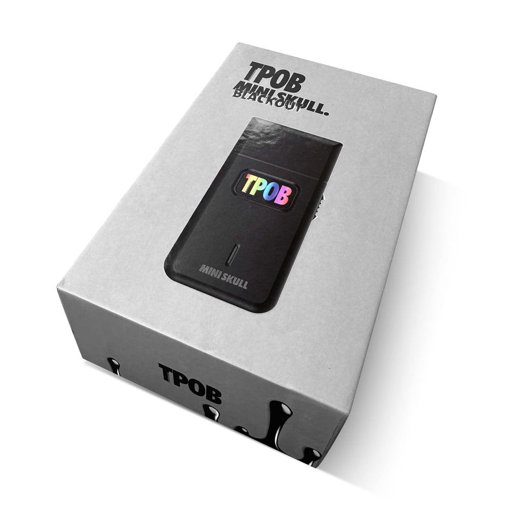 TPOB Afeitadora mini-cráneo negro, estilo elegante para cualquier lugar.
