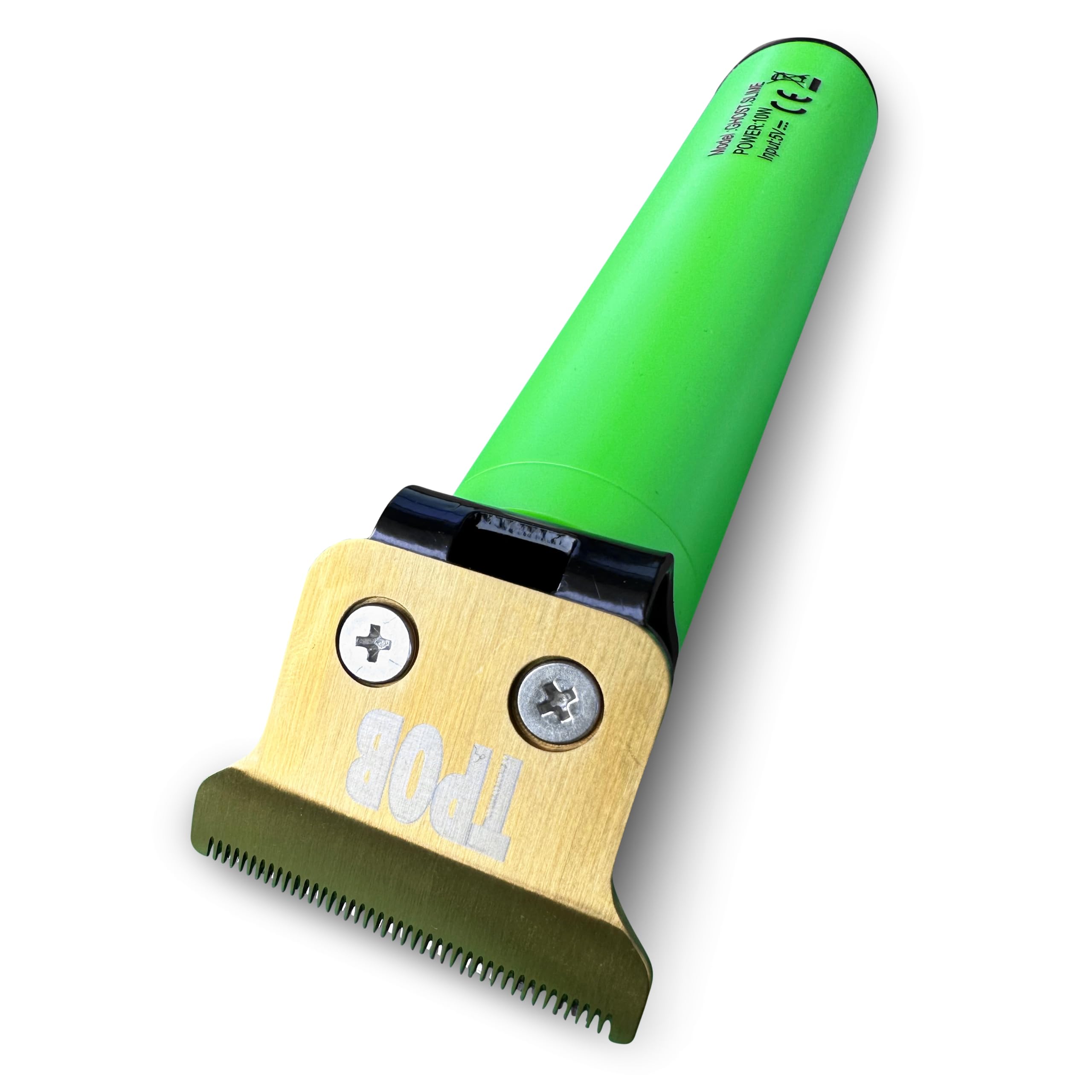 TPOB Ghost Slime trimmer DLC blades for cooler performance and smoother finish.
