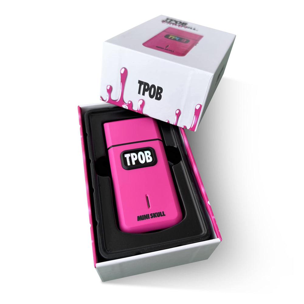 Mini Calavera de TPOB con motor turbo para potencia constante durante sesiones.