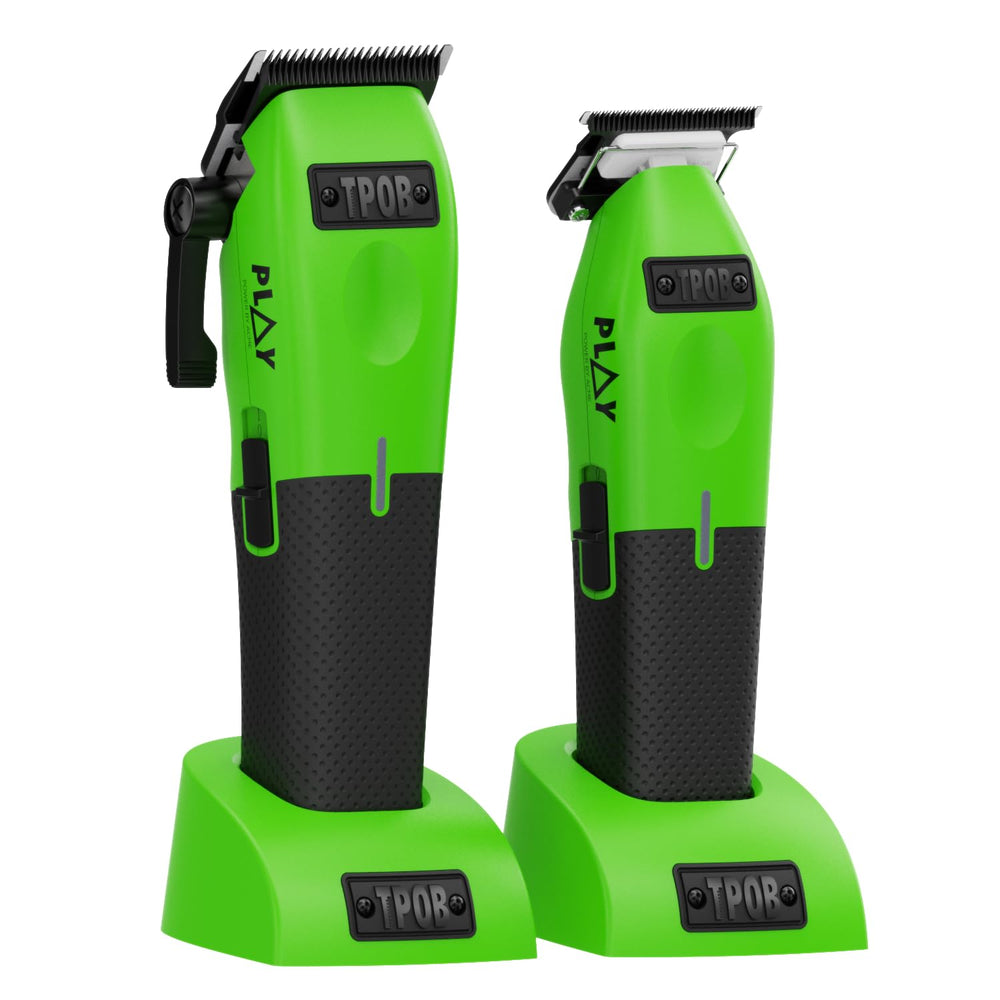 TPOB Play Barber cuchilla XO con reservorios de aceite para lubricación constante.