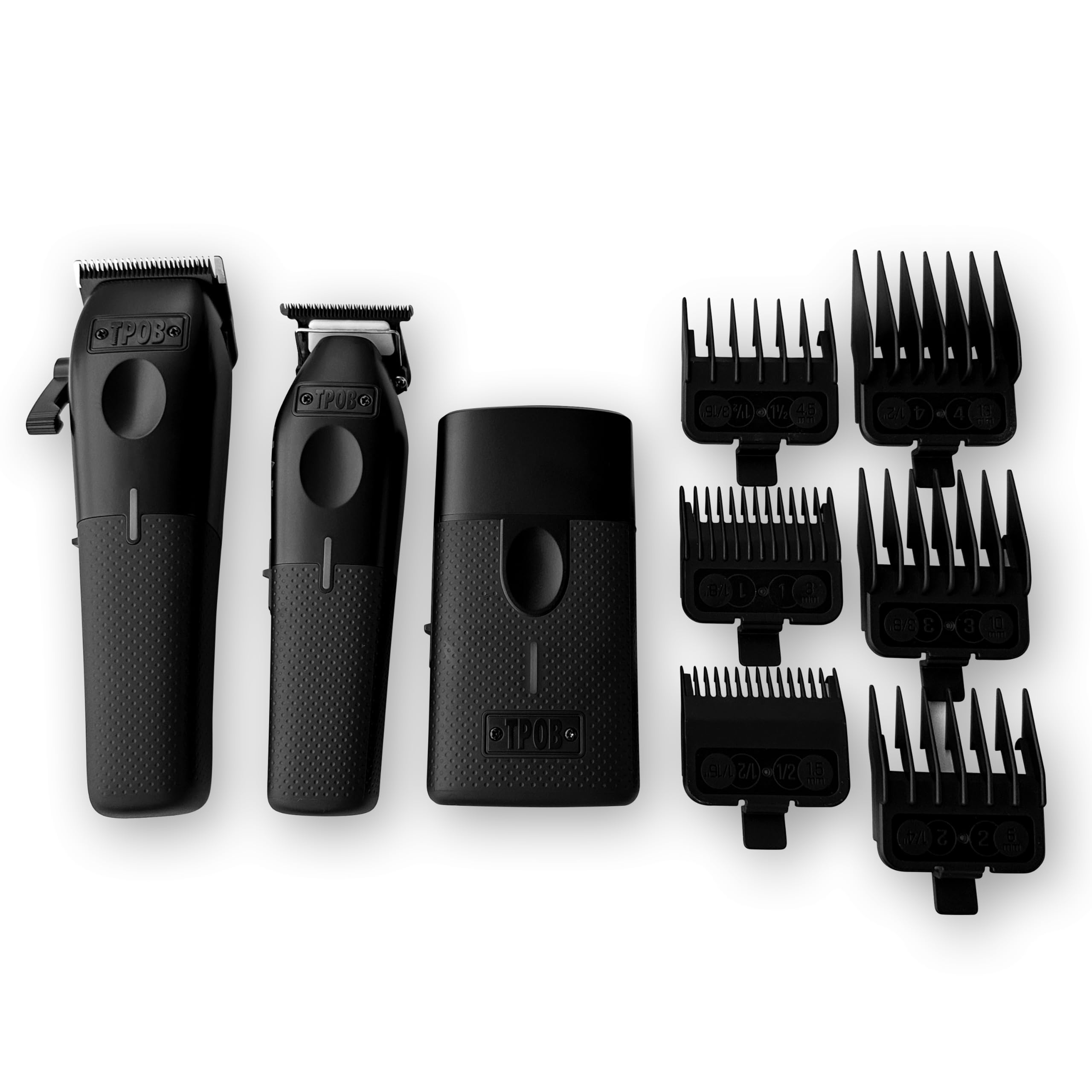 TPOB Play Barber kit incluye 6 peines guía para estilos versátiles