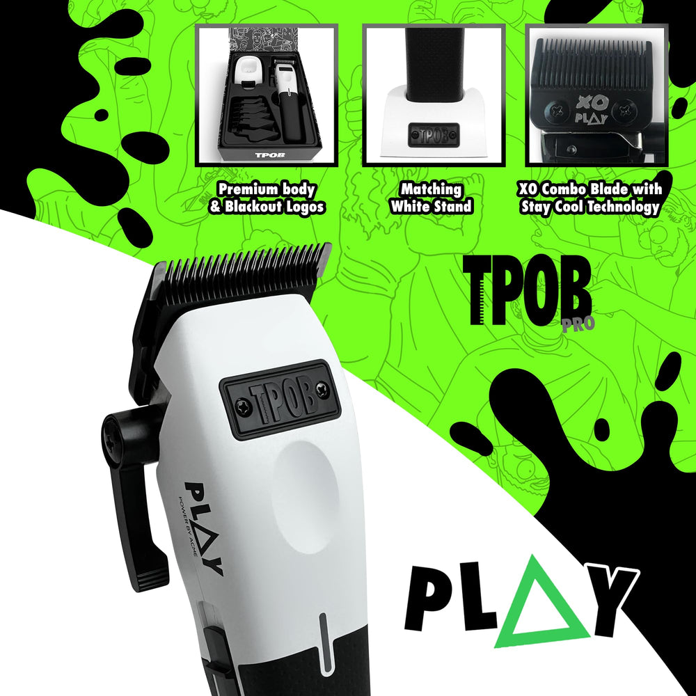 Cortapelos TPOB Play con palanca de ajuste de 5 posiciones para fades