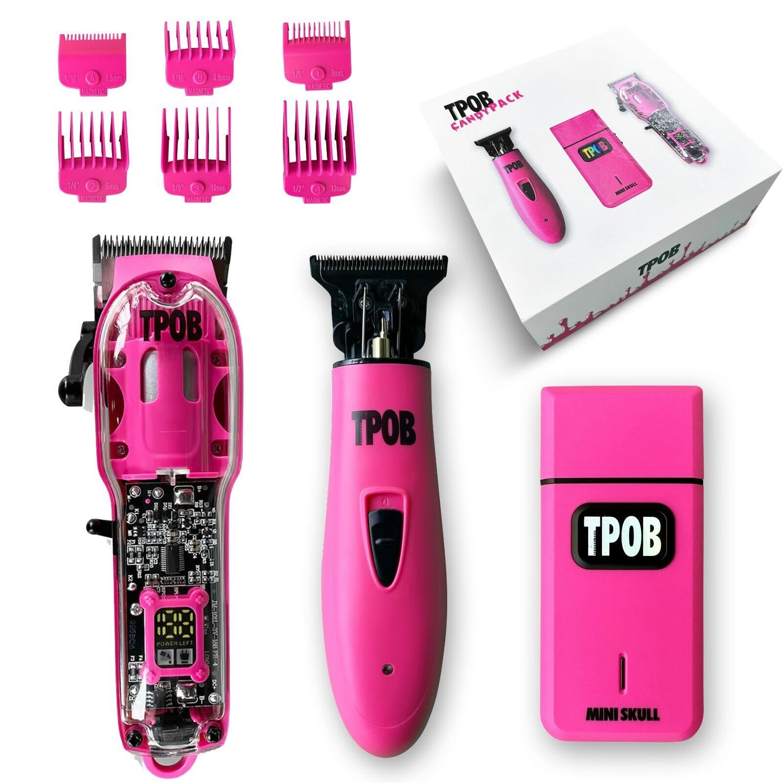 Cortapelos TPOB Slime 2 en rosa mate para cortes precisos.