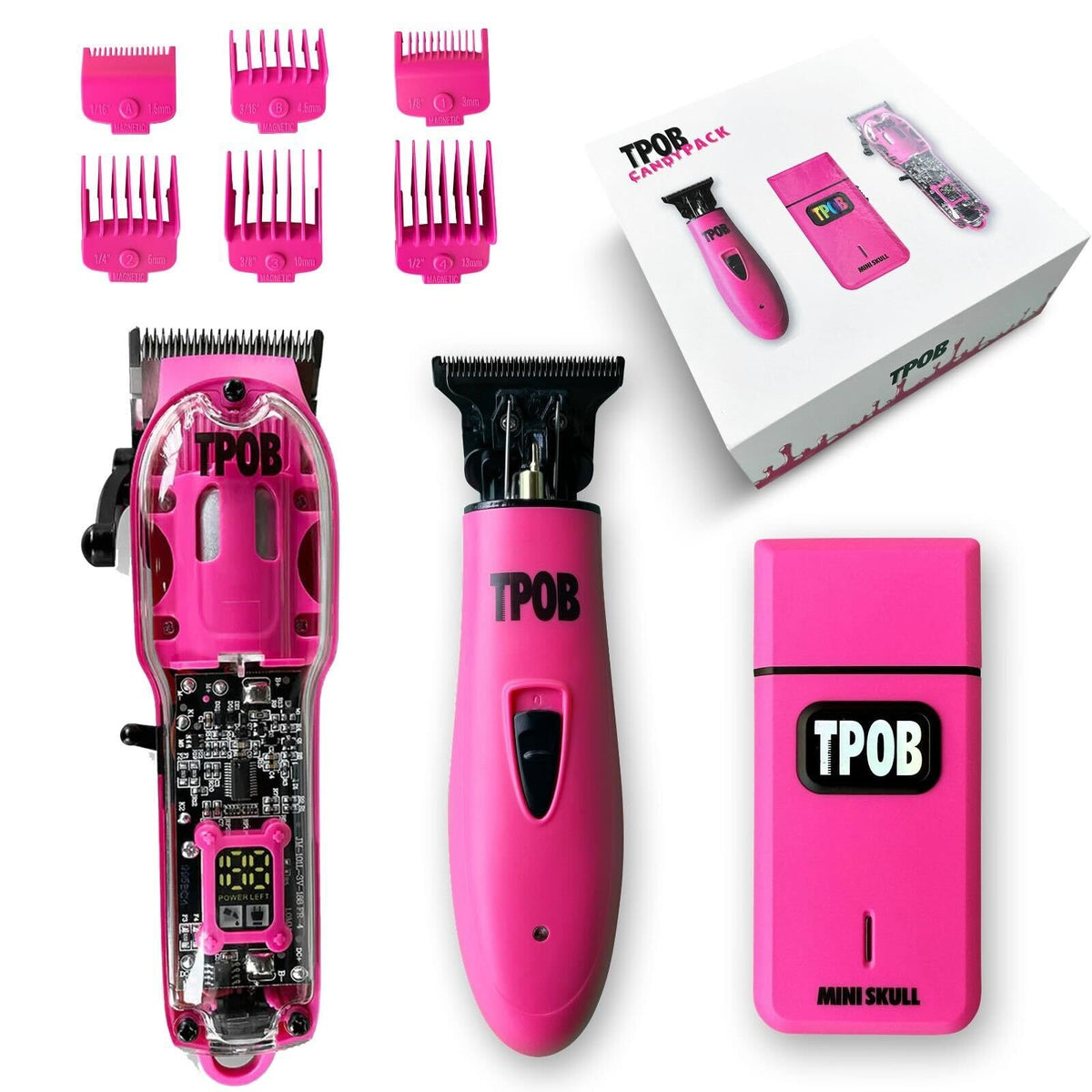 Cortapelos TPOB Slime 2 en rosa mate para cortes precisos.