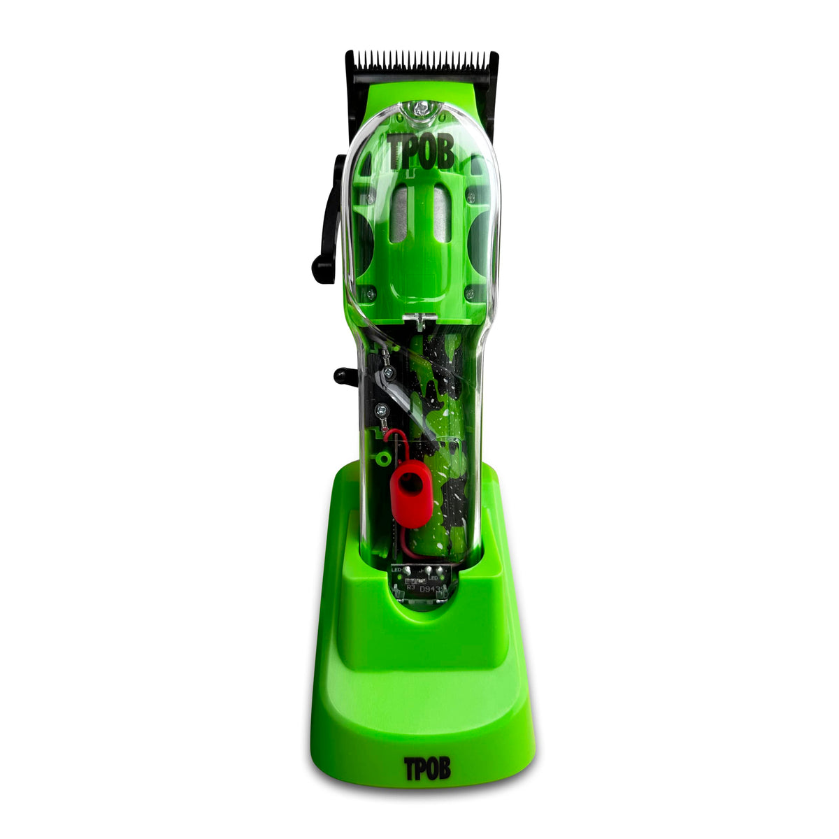 TPOB Slime 2 con estuche verde mate para transporte y protección del recortador