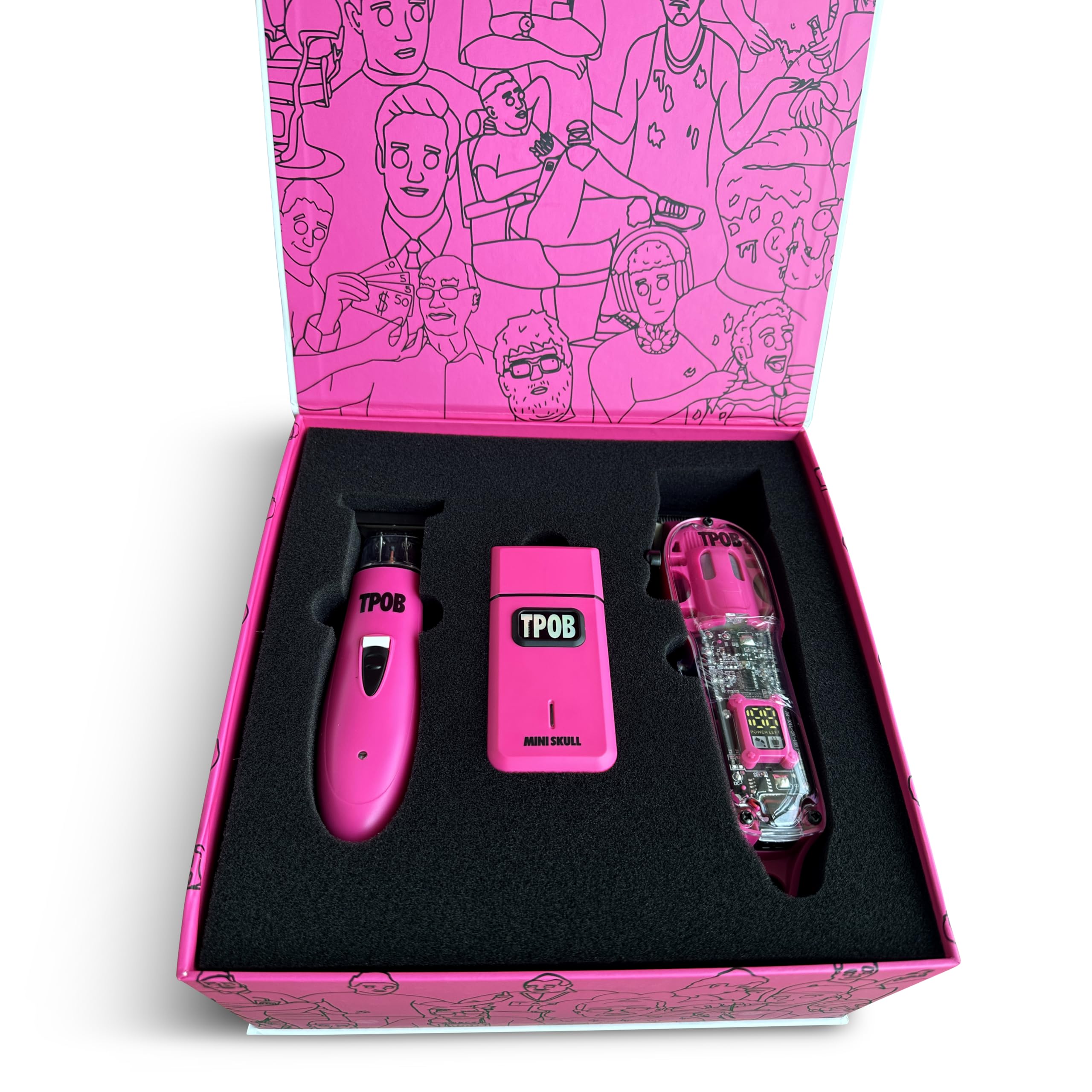 Recortadora TPOB Slime 2 en rosa mate con agarre ergonómico para control.