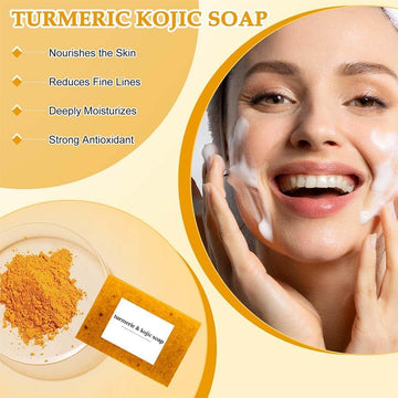 TPTAL espuma limpiadora curcuma, envolvente suave para la piel.