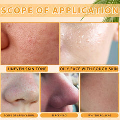 TPTAL cepillo exfoliante para rostro con curcuma, exfolia suave y limpia.