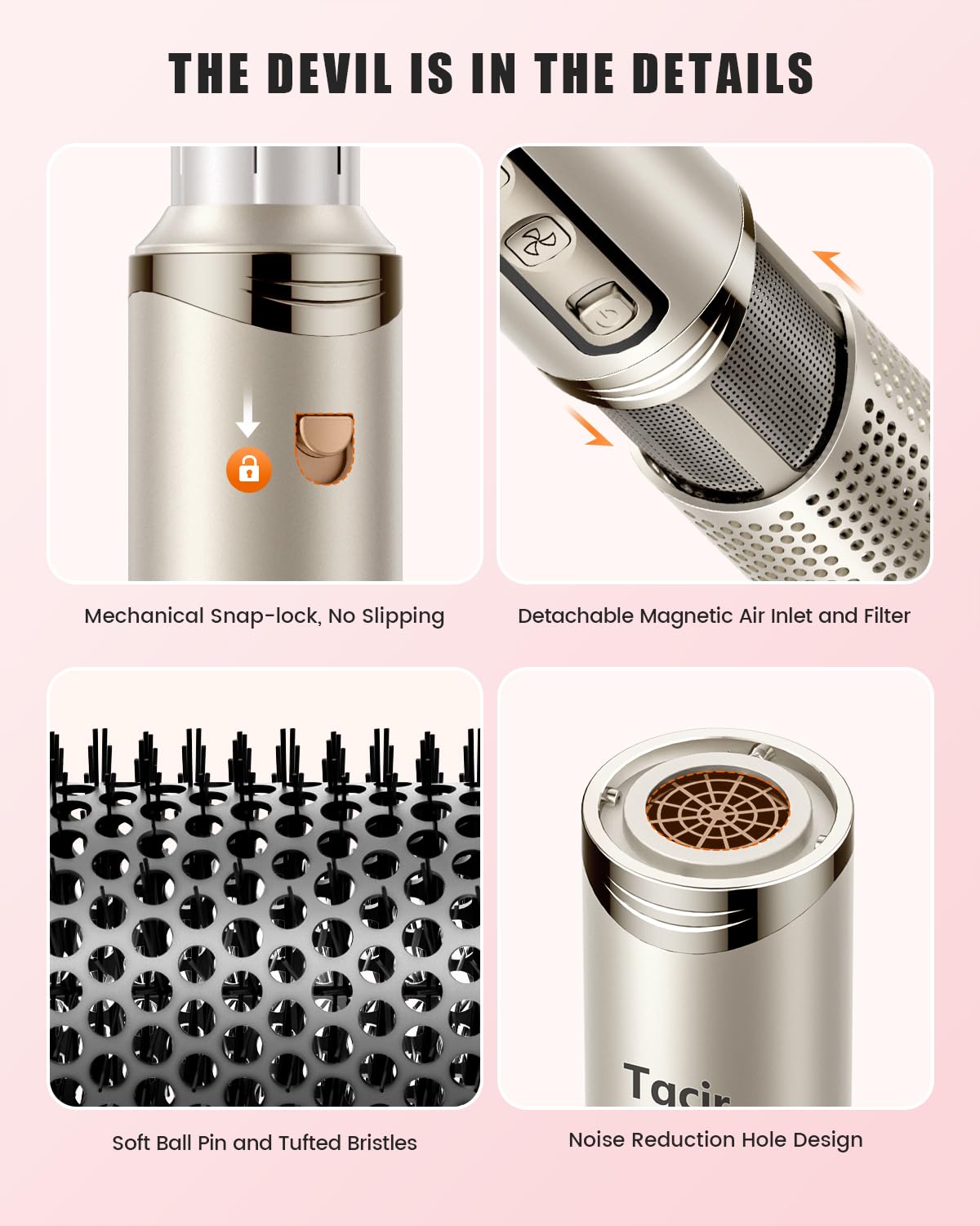 Tqcir accesorios incluidos para un peinado completo en casa