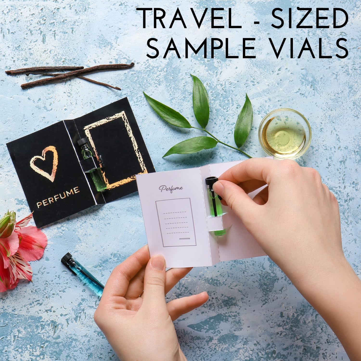 Tradeberry: estuche con muestras de perfume para viajar y comparar.