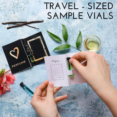 Tradeberry: estuche con muestras de perfume para viajar y comparar.