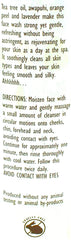Trader Joe's limpiador facial con aceite de árbol de té – ingredientes destacados y textura cremosa.