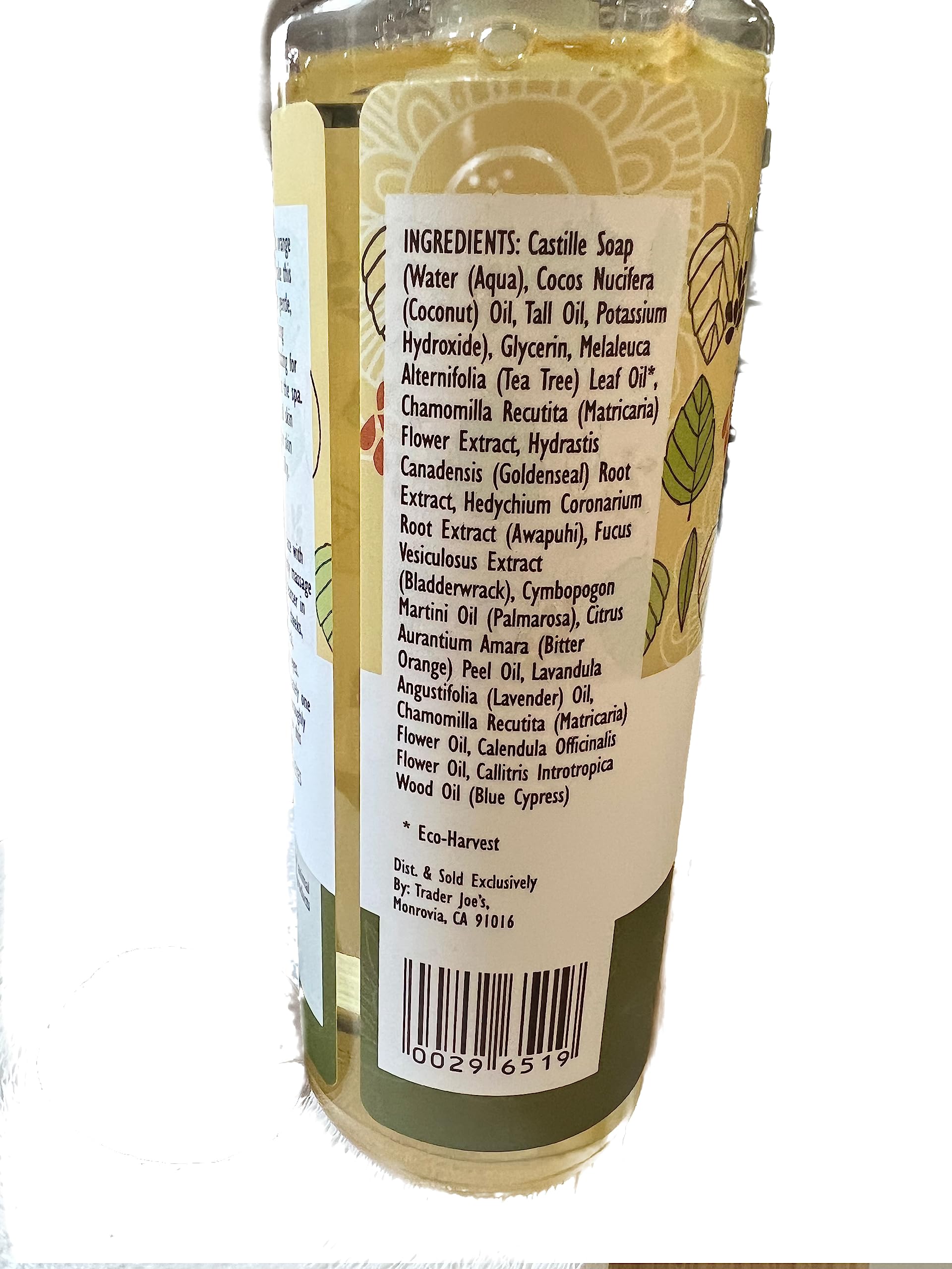 Trader Joe's Spa textura suave y aroma relajante de lavanda, ideal para una limpieza diaria