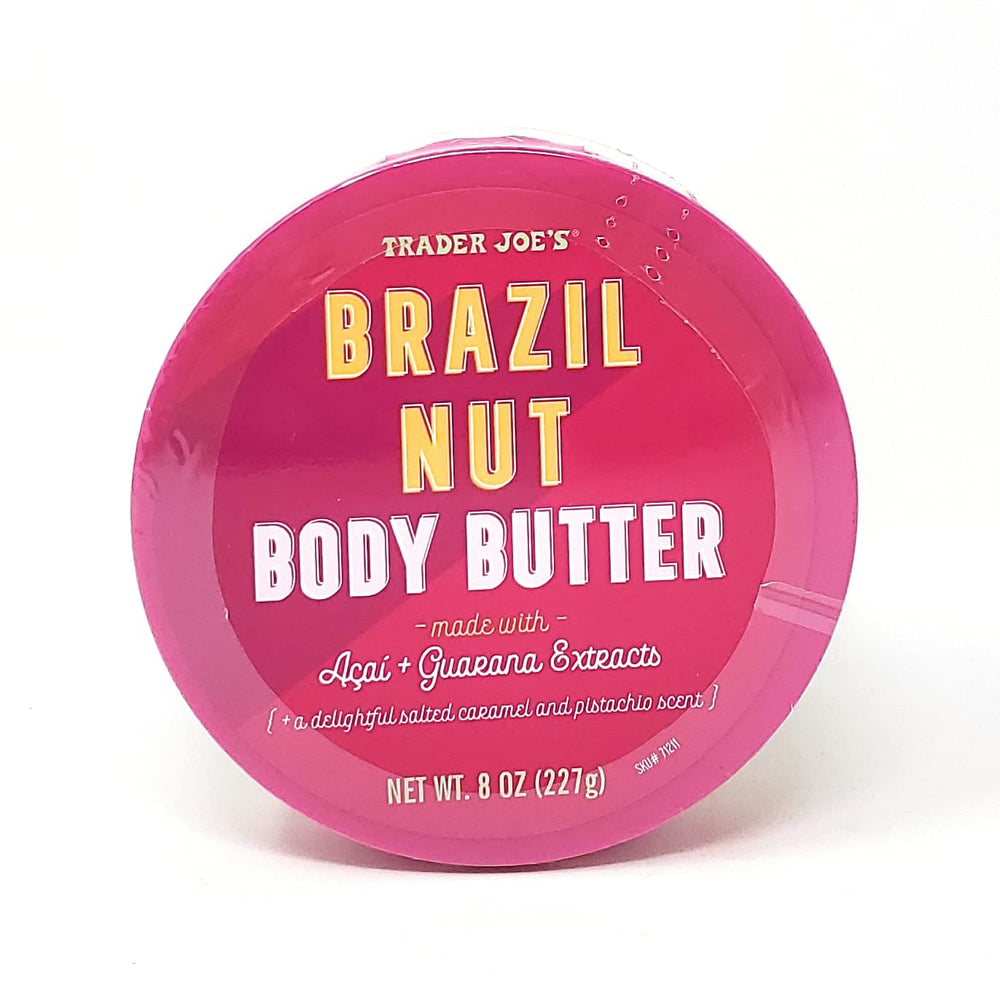 Trader Joe's manteca corporal con acai y guaraná para piel suave y nutrida.