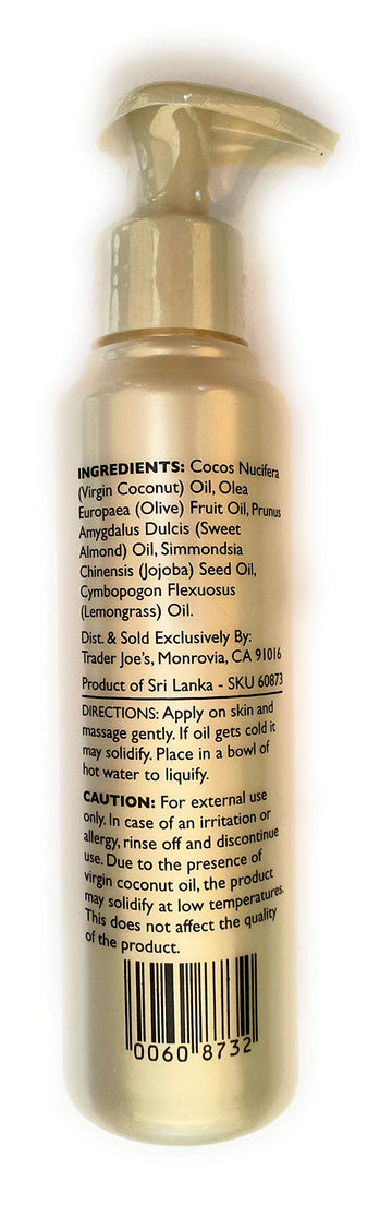 Trader Joe's textura ligera del aceite corporal, se absorbe sin dejar grasa.