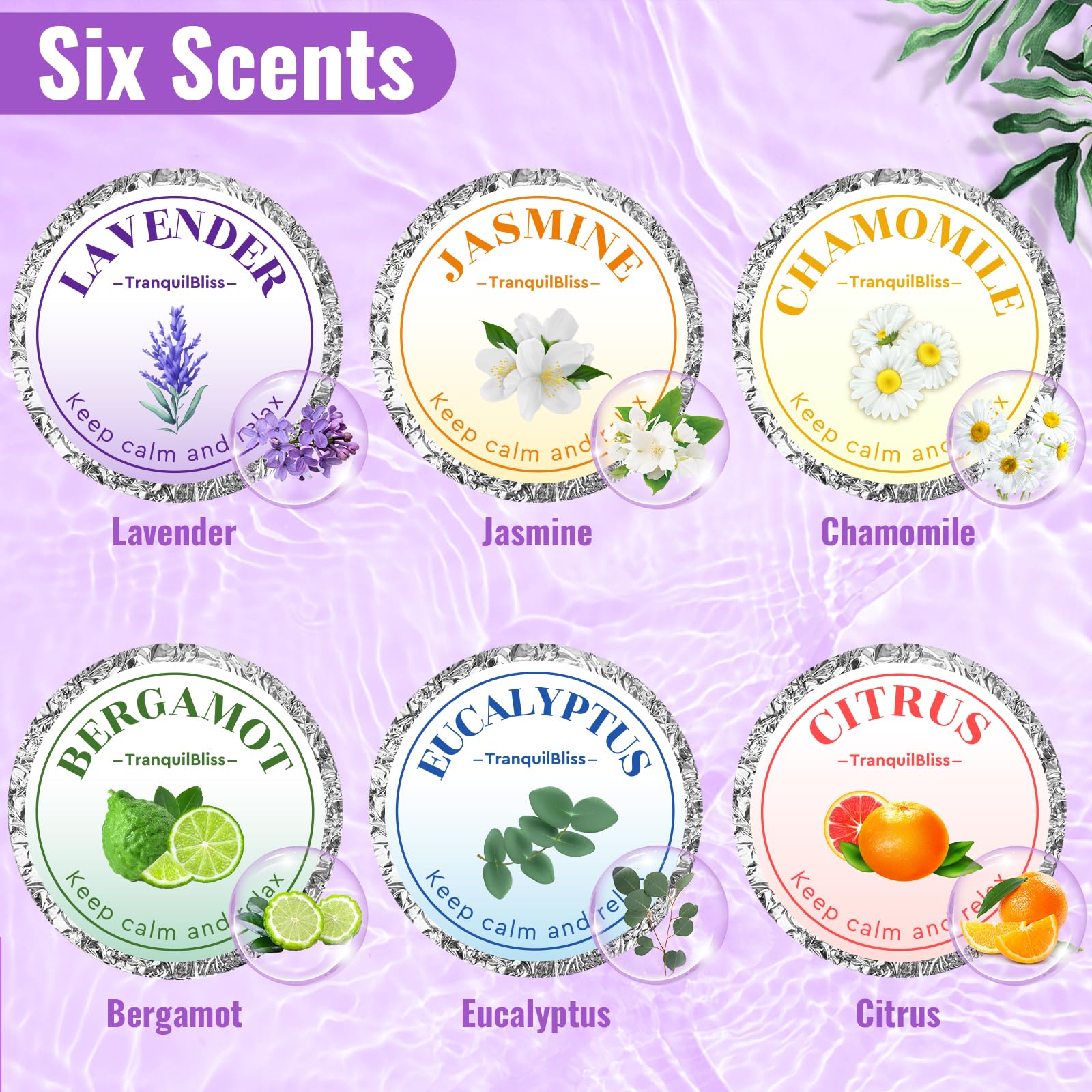TranquilBliss bergamota: fragancia aromática para la ducha