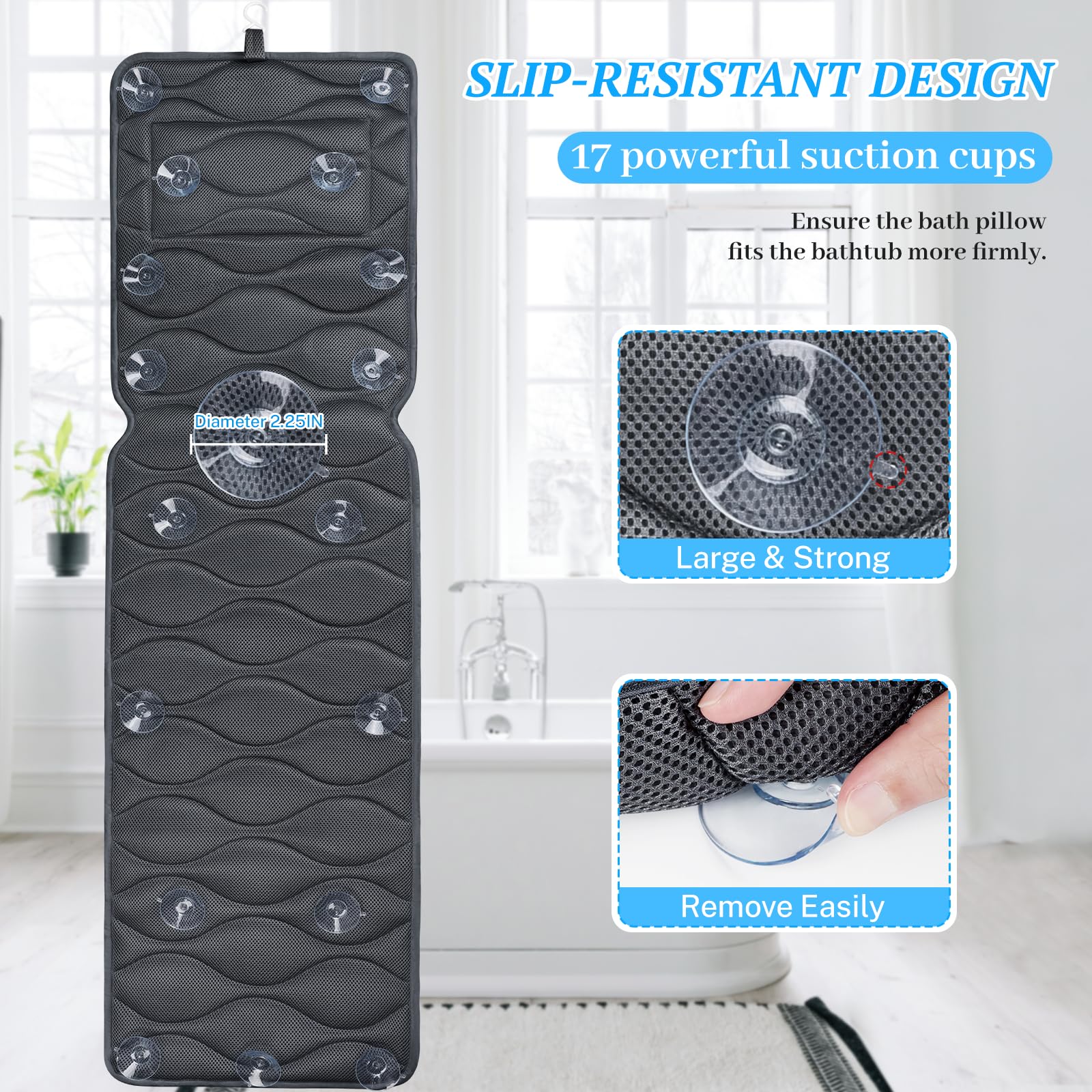 Lavable a máquina con bolsa de lavandería incluida de TranquilRelax